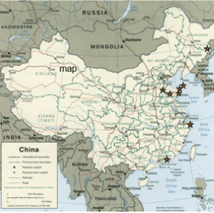 OEM map of China